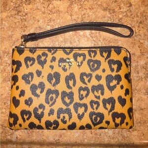 Coach Cheetah Print Wristlet